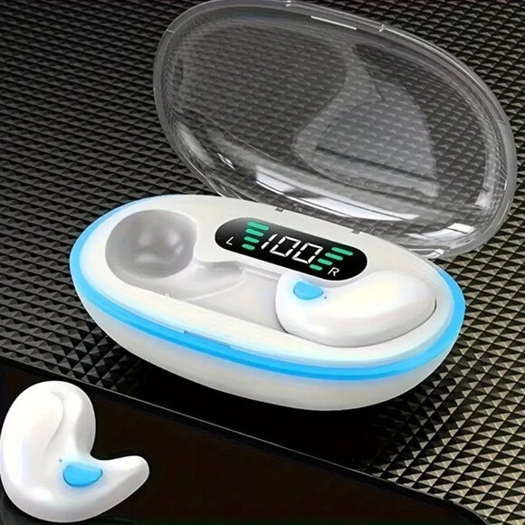 Ultra-Thin Wireless Bluetooth Headphones with Open-Air Sound, Wireless 5. 0 - Picture 1 of 6